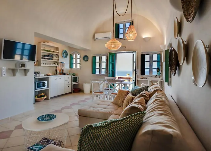 Perfect Santorini 2 Bedrooms Michelangelo 别墅 伊亚